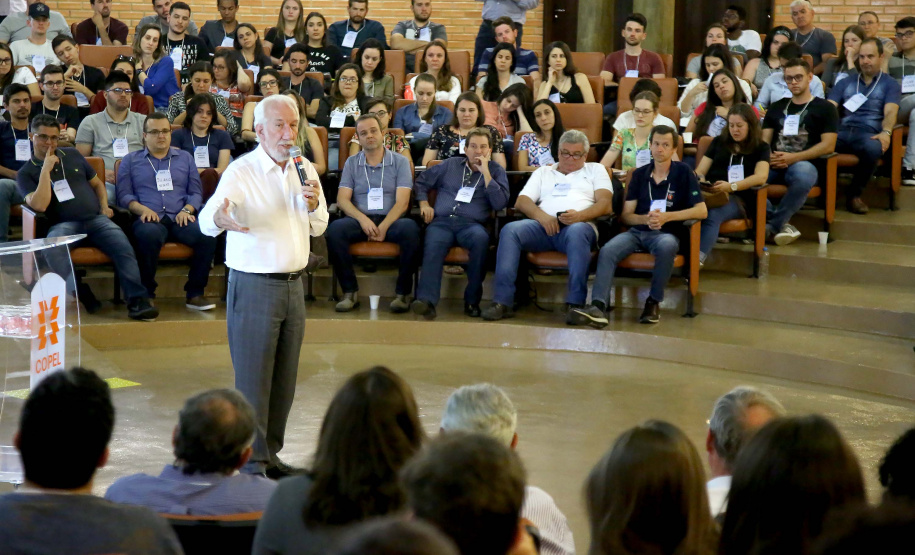 Governador em exercício Darci Piana recepcionou, em Faxinal do Céu, os novos residentes técnicos ambientais do futuro Instituto Água e Terra. Faxinal do Céu,18/11/2019 Foto:Jaelson Lucas / AEN