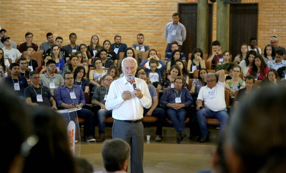 Governador em exercício Darci Piana recepcionou, em Faxinal do Céu, os novos residentes técnicos ambientais do futuro Instituto Água e Terra. Faxinal do Céu,18/11/2019 Foto:Jaelson Lucas / AEN