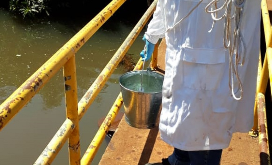 Técnicos da Sanepar iniciaram esta semana os levantamentos e diagnóstico da bacia dos rios Cascavel, Peroba e Saltinho, que abastecem os moradores de Cascavel, e do Rio São José, que vai contribuir com o suprimento da cidade a partir do ano que vem. Foto: Sanepar