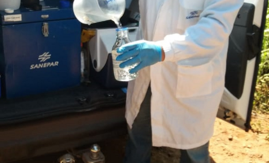 Técnicos da Sanepar iniciaram esta semana os levantamentos e diagnóstico da bacia dos rios Cascavel, Peroba e Saltinho, que abastecem os moradores de Cascavel, e do Rio São José, que vai contribuir com o suprimento da cidade a partir do ano que vem. Foto: Sanepar