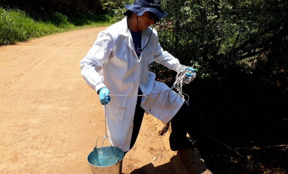 Técnicos da Sanepar iniciaram esta semana os levantamentos e diagnóstico da bacia dos rios Cascavel, Peroba e Saltinho, que abastecem os moradores de Cascavel, e do Rio São José, que vai contribuir com o suprimento da cidade a partir do ano que vem. Foto: Sanepar