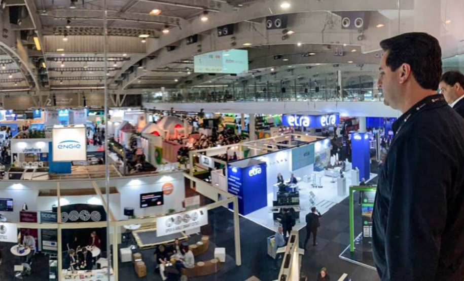 O governador Carlos Massa Ratinho Junior participou nesta quinta-feira (21) da Smart City Expo Barcelona, maior exposição global sobre mobilidade, inovação, desenvolvimento urbano, transformação digital, inclusão e cidades compartilhadas. Em março do ano que vem, a edição brasileira da feira acontecerá em Curitiba.Foto: Divulgação/AEN