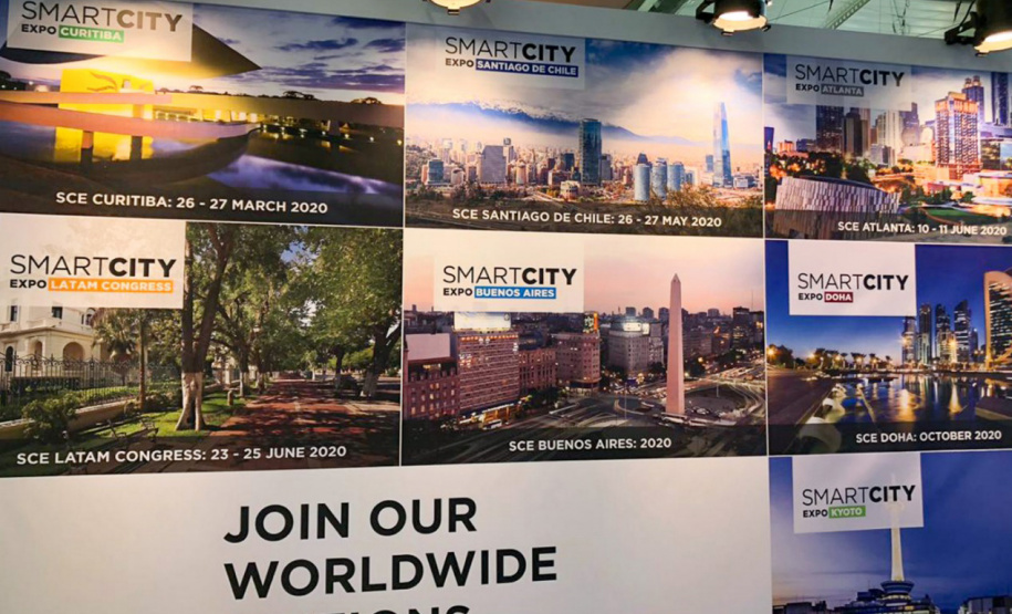 O governador Carlos Massa Ratinho Junior participou nesta quinta-feira (21) da Smart City Expo Barcelona, maior exposição global sobre mobilidade, inovação, desenvolvimento urbano, transformação digital, inclusão e cidades compartilhadas. Em março do ano que vem, a edição brasileira da feira acontecerá em Curitiba.Foto: Divulgação/AEN