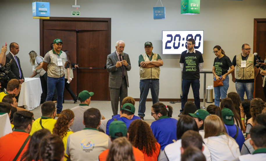 O governador em exercício, Darci Piana participa do Encontro Estadual de Empreendedores e Líderes Rurais no Expotrade Pinhais, na Região Metropolitana de Curitiba. Curitiba, 22/11/2019 - Foto: Geraldo Bubniak/AEN