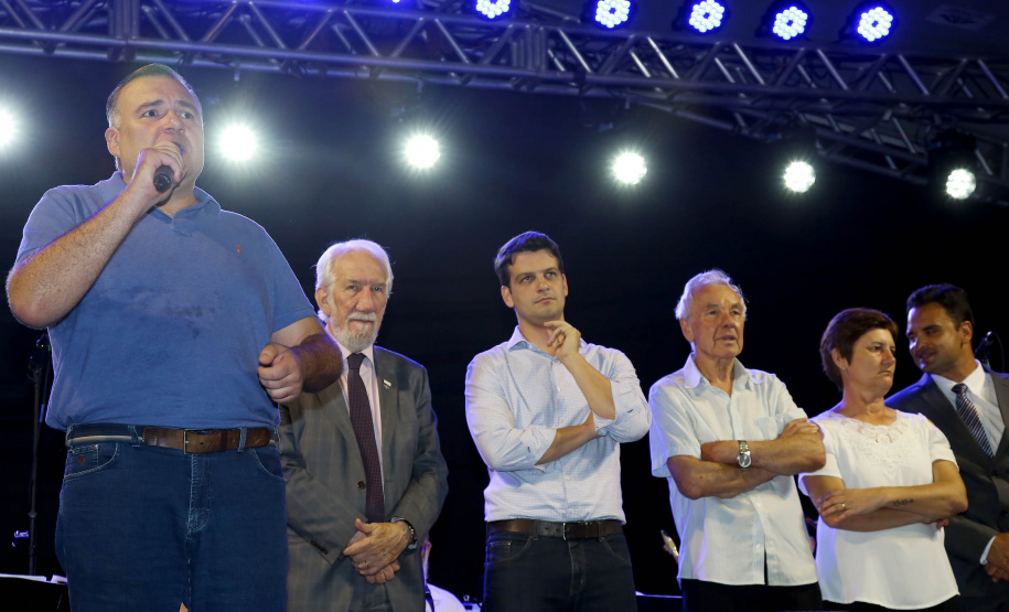 Governador em exercício Darci Piana participa da abertura da festa em comemoração dos 141 anos da imigração italiana. Curitiba,22/11/2019 Foto:Jaelson Lucas / AEN