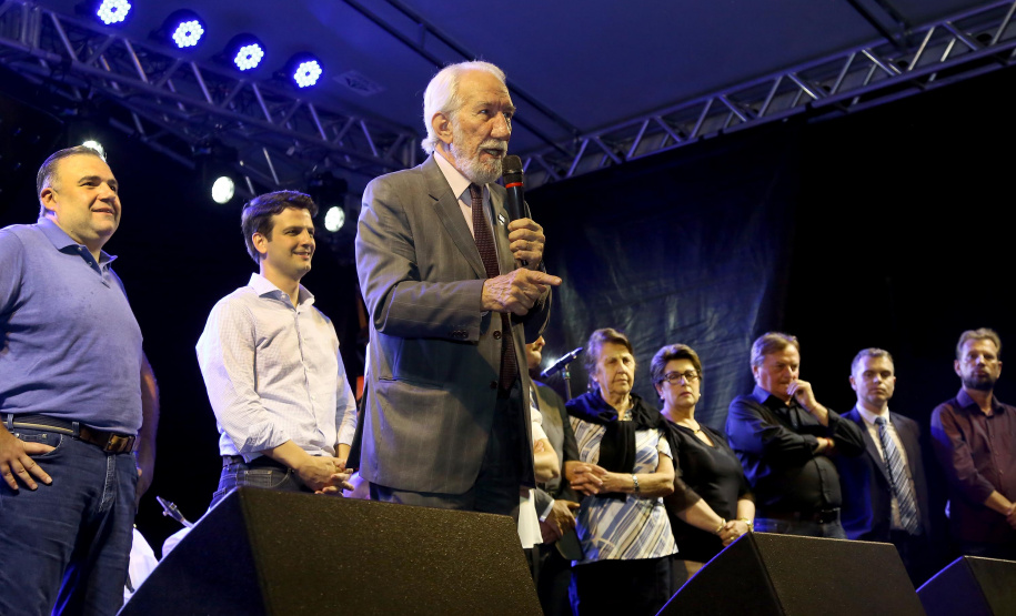 Governador em exercício Darci Piana participa da abertura da festa em comemoração dos 141 anos da imigração italiana. Curitiba,22/11/2019 Foto:Jaelson Lucas / AEN