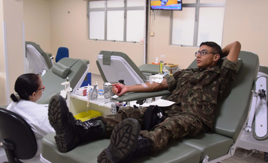 O Centro de Hematologia e Hemoterapia do Paraná (Hemepar) preparou uma recepção para agradecer aos doadores de sangue, nesta segunda-feira, 25 de novembro, data em que é celebrado o Dia do Doador de Sangue. Foto: Divulgação/SESA