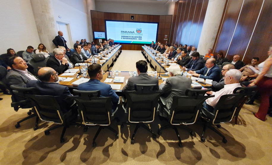 Reunião do secretariado de Governo - Curitiba, 26-11-19.Foto: Arnaldo Alves / AEN.