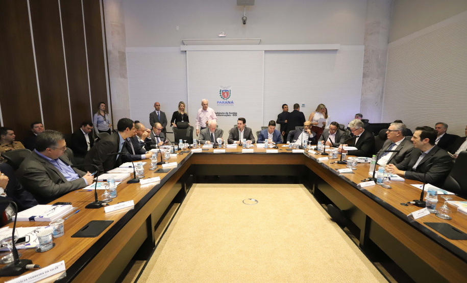 Reunião do secretariado de Governo - Curitiba, 26-11-19.Foto: Arnaldo Alves / AEN.