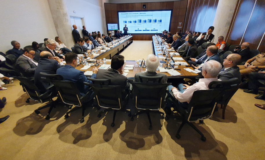 Reunião do secretariado de Governo - Curitiba, 26-11-19.Foto: Arnaldo Alves / AEN.