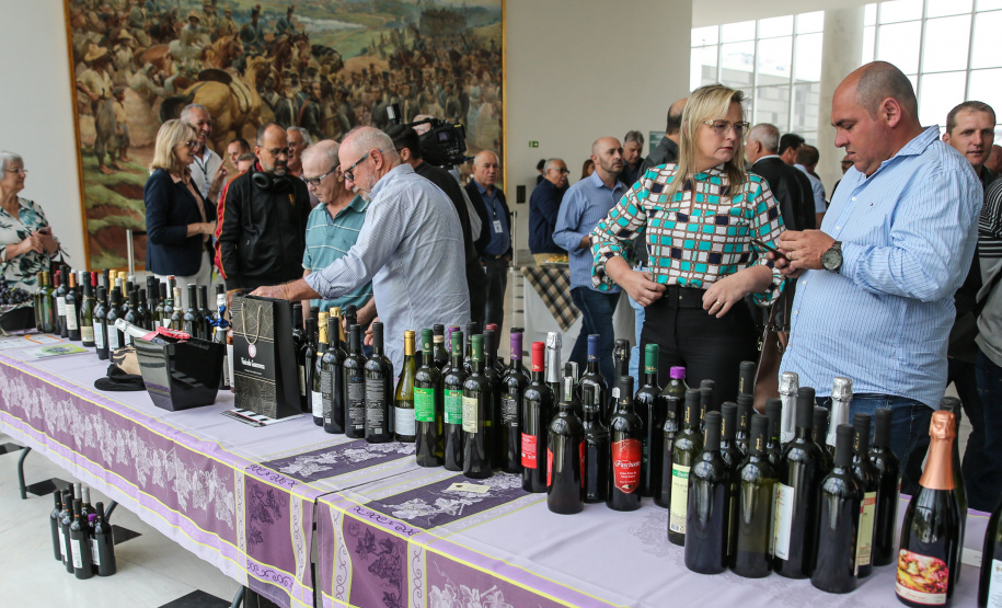 O Governador Carlos Massa Ratinho Júnior e o secretário estadual da Agricultura e Abastecimento, Norberto Ortigara, lançam nesta terça-feira (26),  o programa de Desenvolvimento e Revitalização da Viticultura e da Agroindústria Vitícola no Paraná, o Revitis.   Curitiba, 26/11/2019 - Foto: Geraldo Bubniak/AEN