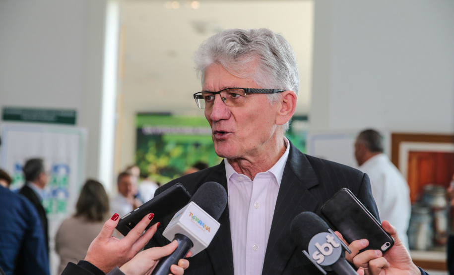 O Governador Carlos Massa Ratinho Júnior e o secretário estadual da Agricultura e Abastecimento, Norberto Ortigara, lançam nesta terça-feira (26),  o programa de Desenvolvimento e Revitalização da Viticultura e da Agroindústria Vitícola no Paraná, o Revitis.  Na foto, Secretário de Agricultura e Abastecimento, Norberto Ortigara. Curitiba, 26/11/2019 - Foto: Geraldo Bubniak/AEN