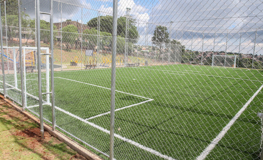 O Governador Carlos Massa Ratinho Júnior entrega  nesta quinta-feira (28),  o Meu Campinho em Jandaia do Sul.   Jandaia do Sul, 28/11/2019 -  Foto: Geraldo Bubniak/AEN