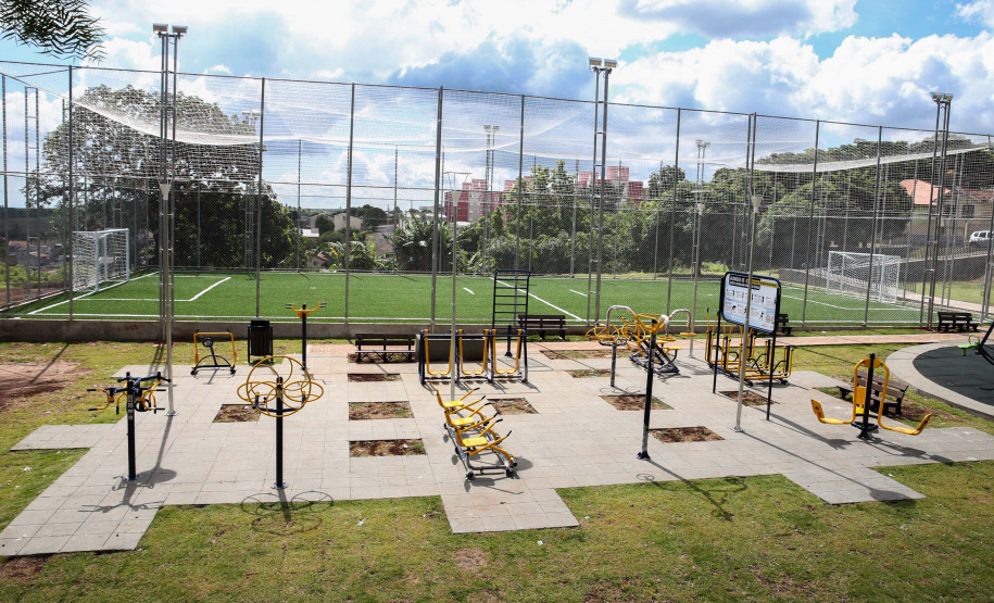 O Governador Carlos Massa Ratinho Júnior entrega  nesta quinta-feira (28),  o Meu Campinho em Jandaia do Sul.   Jandaia do Sul, 28/11/2019 -  Foto: Geraldo Bubniak/AEN