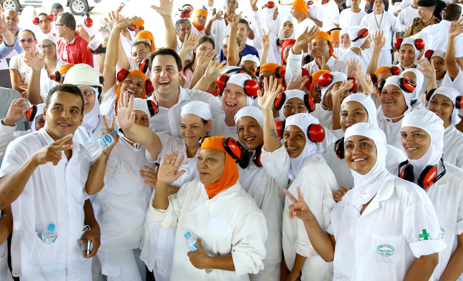 O município de Rondon, no Noroeste do Paraná, está ganhando novas vagas de emprego com a retomada de atividades da unidade local do frigorífico Averama