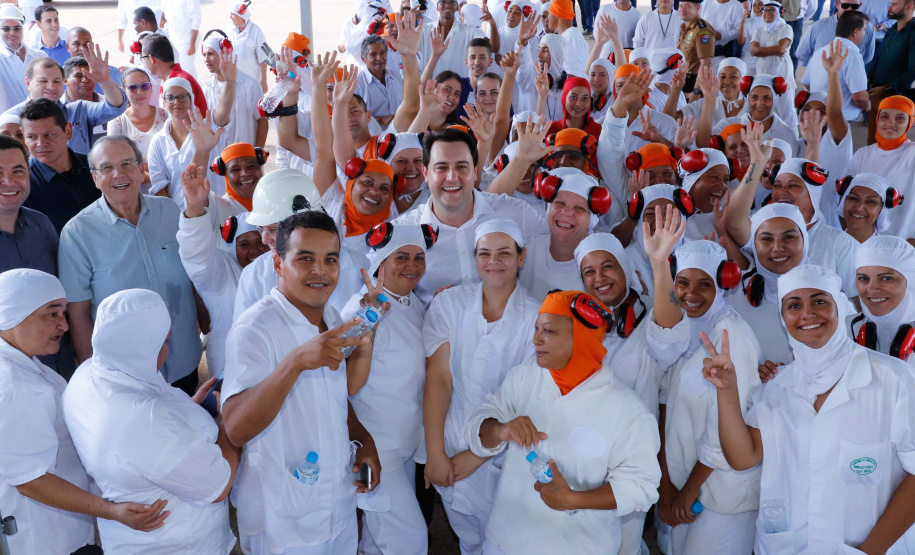 O município de Rondon, no Noroeste do Paraná, está ganhando novas vagas de emprego com a retomada de atividades da unidade local do frigorífico Averama