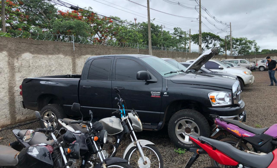 Leilões de veículos apreendidos arrecadam R$ 1,8 milhão.Foto:SESP