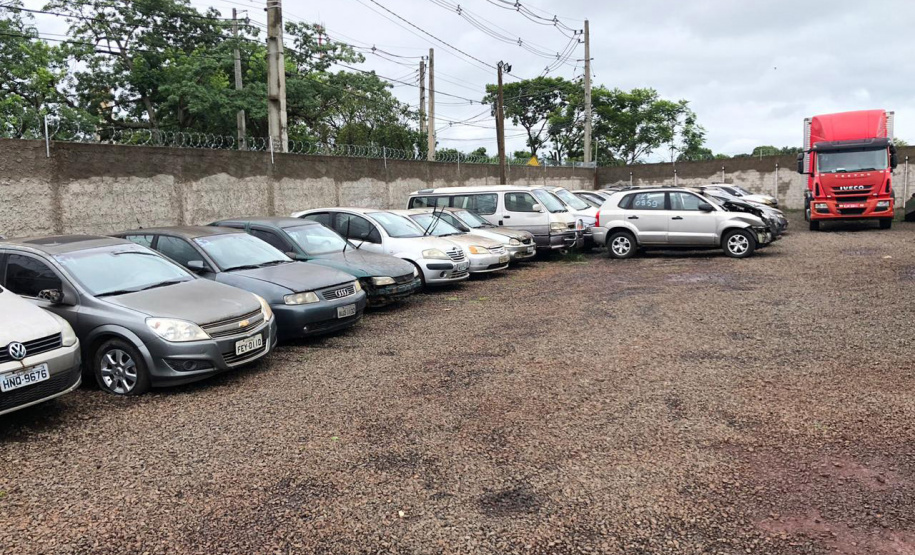 Leilões de veículos apreendidos arrecadam R$ 1,8 milhão Foto:SESP
