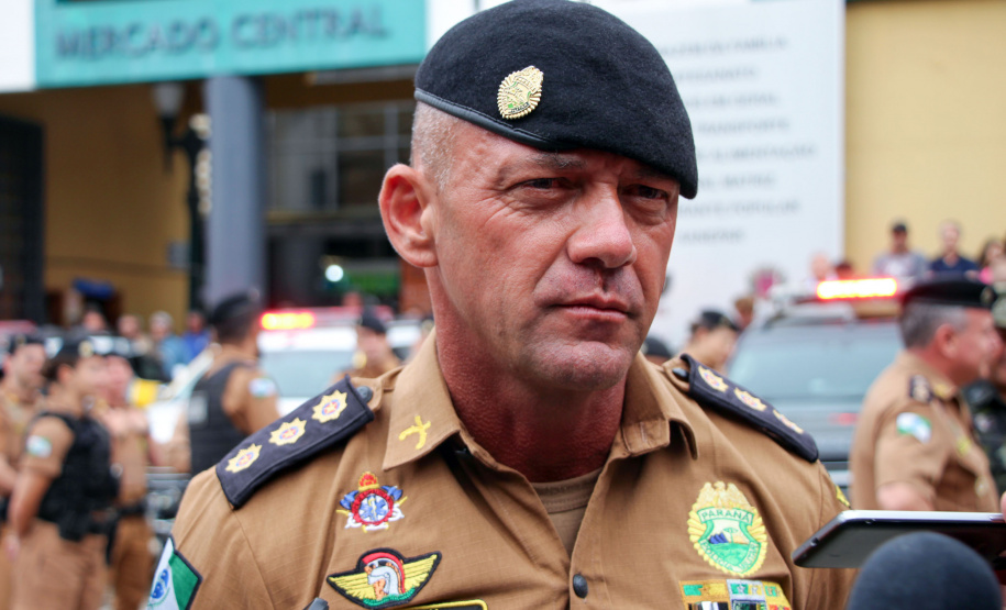 02-12-2019 Lançamento da Operação Natal 2019. Curitiba, 02 de dezembro de 2019. Lançamento da Operação Natal 2019. Foto: Cel QOPM Hudson Leôncio Teixeira, Comandante do 1º CRPM.