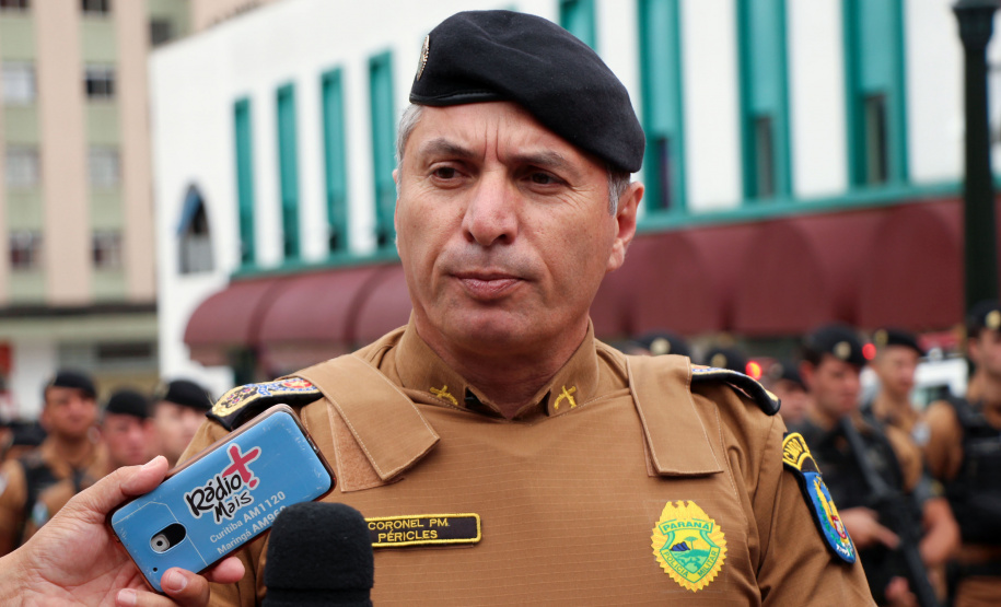 02-12-2019 Lançamento da Operação Natal 2019. Curitiba, 02 de dezembro de 2019. Lançamento da Operação Natal 2019. Foto: Cel QOPM Péricles de Matos, Comandante-Geral da PMPR.