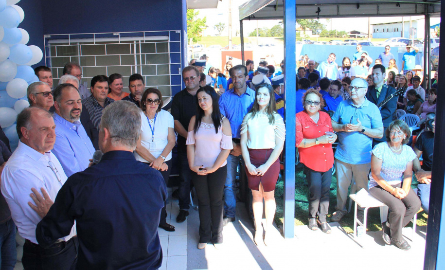 O secretário estadual do Desenvolvimento Urbano e de Obras Públicas, João Carlos Ortega, participou neste fim de semana da inauguração de ampliação de mais de 500 m2 de obras do antigo Centro de Convivência de Idosos. Foto: Gustavo Pontes/SEDU