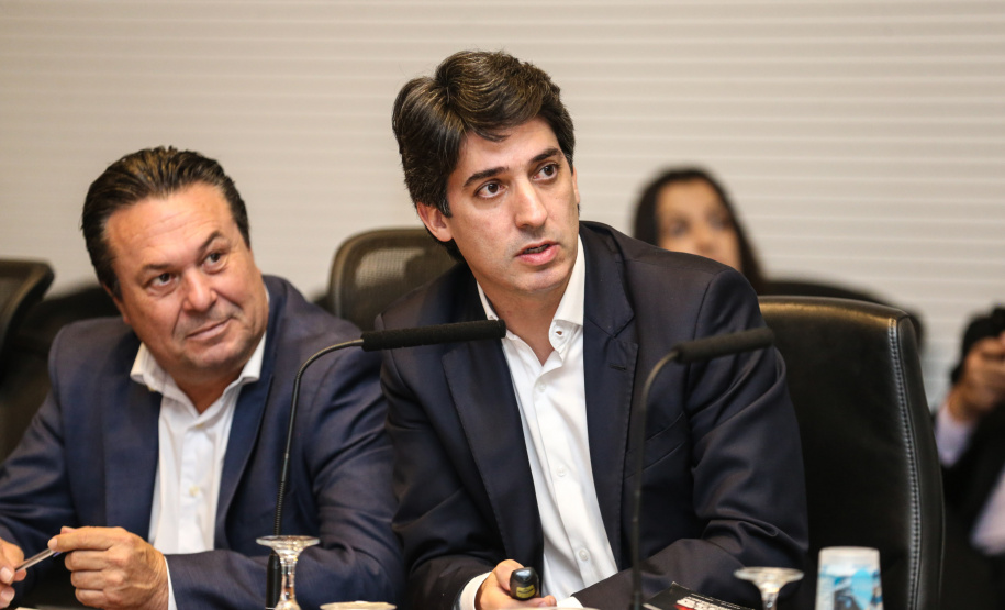 O governador Carlos Massa Ratinho Junior participa nesta terça-feira (03) da reunião com a equipe de governo.  03/12/2019 - Foto: Geraldo Bubniak/AEN