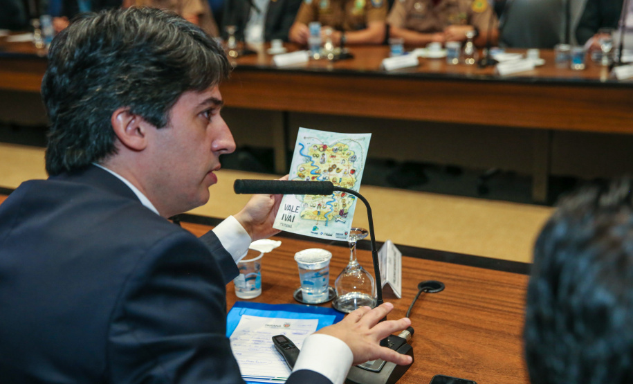 O governador Carlos Massa Ratinho Junior participa nesta terça-feira (03) da reunião com a equipe de governo.  03/12/2019 - Foto: Geraldo Bubniak/AEN