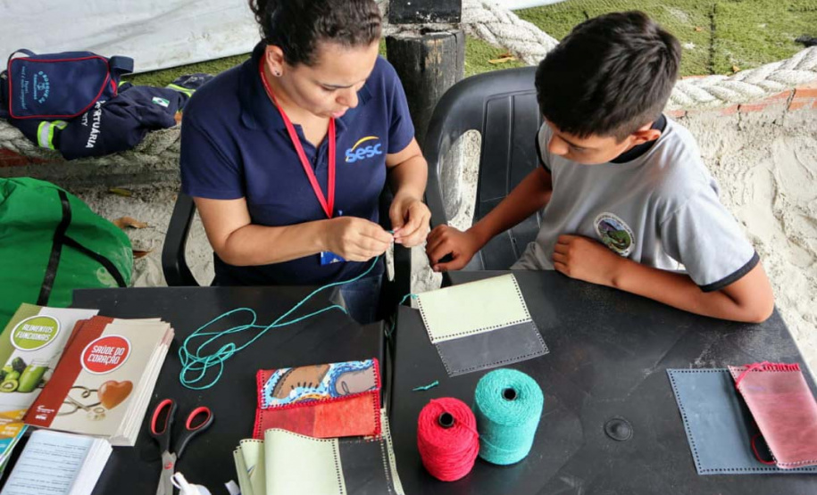 A empresa Portos do Paraná levou pela primeira vez o projeto Porto em Ação para além do continente