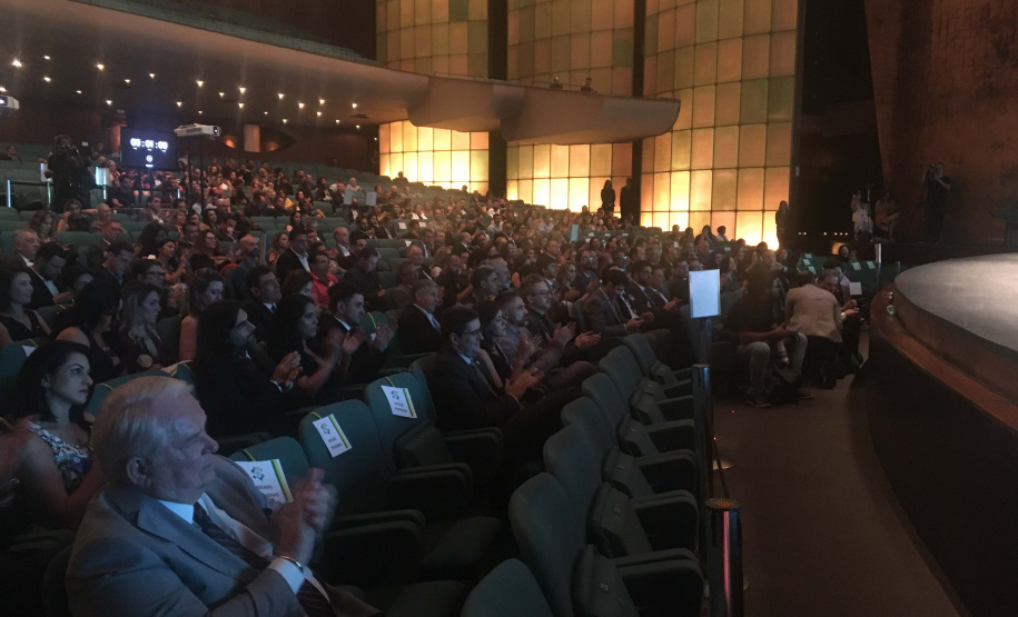 Na Semana Nacional do Turismo, o Paraná concorreu com projetos selecionados entre as Iniciativas de Destaque do Prêmio Nacional de Turismo. Ações de Foz do Iguaçu e de Guarapuava foram selecionadas entre mais de trezentos inscritos. A cerimônia de premiação aconteceui nesta quarta feira (04) em Belo Horizonte (MG).Foto: Edson Thomaz