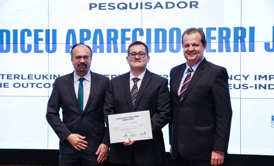 Entrega do 32º Prêmio Paranaense de Ciência e Tecnologia no Palácio Iguaçu. Curitiba, 04/12/2019 - Foto: Geraldo Bubniak/AEN