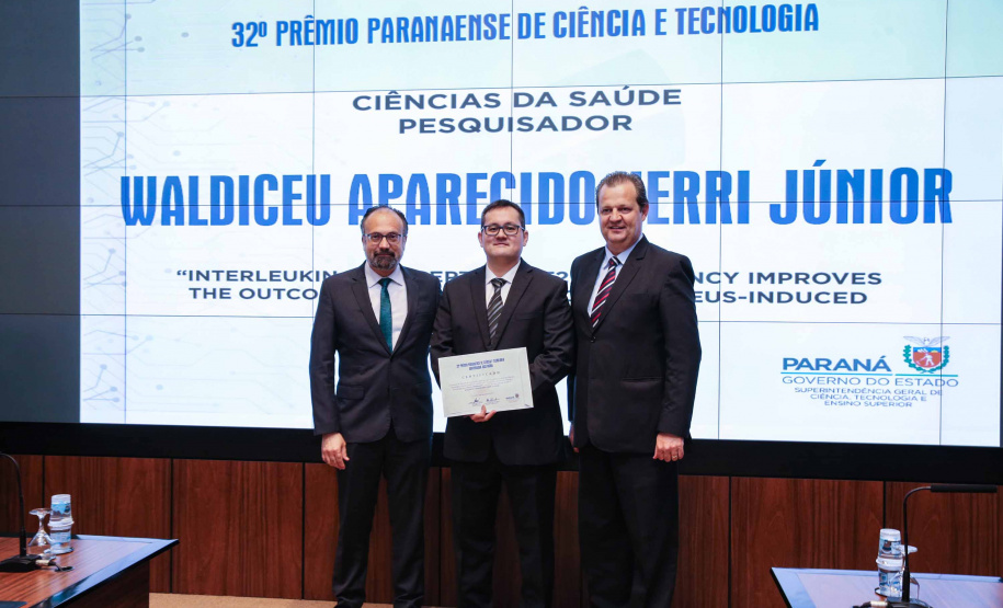 Entrega do 32º Prêmio Paranaense de Ciência e Tecnologia no Palácio Iguaçu. Curitiba, 04/12/2019 - Foto: Geraldo Bubniak/AEN