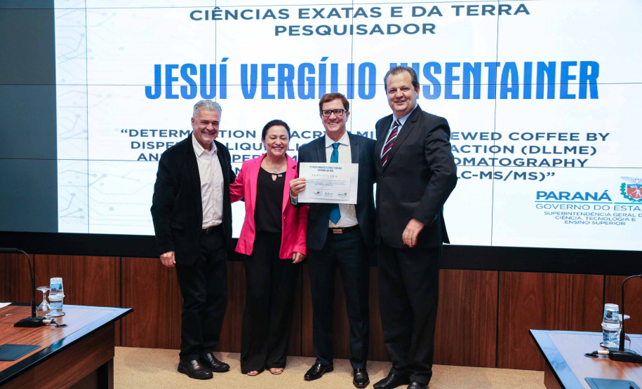 Entrega do 32º Prêmio Paranaense de Ciência e Tecnologia no Palácio Iguaçu. Curitiba, 04/12/2019 - Foto: Geraldo Bubniak/AEN