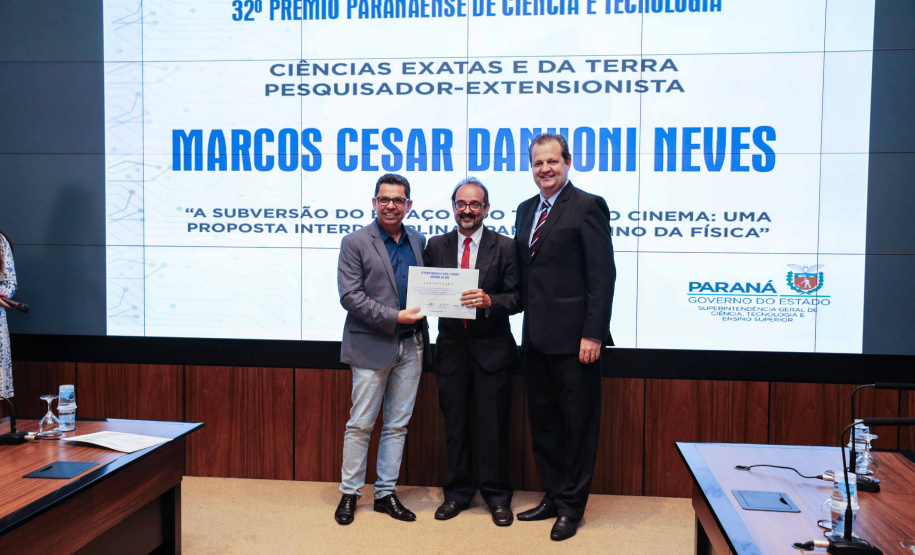 Entrega do 32º Prêmio Paranaense de Ciência e Tecnologia no Palácio Iguaçu. Curitiba, 04/12/2019 - Foto: Geraldo Bubniak/AEN