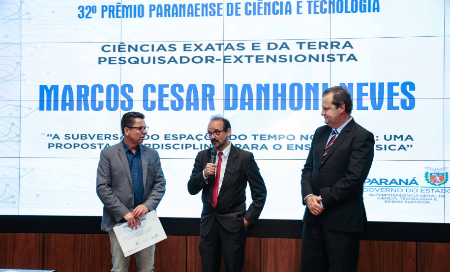 Entrega do 32º Prêmio Paranaense de Ciência e Tecnologia no Palácio Iguaçu. Curitiba, 04/12/2019 - Foto: Geraldo Bubniak/AEN