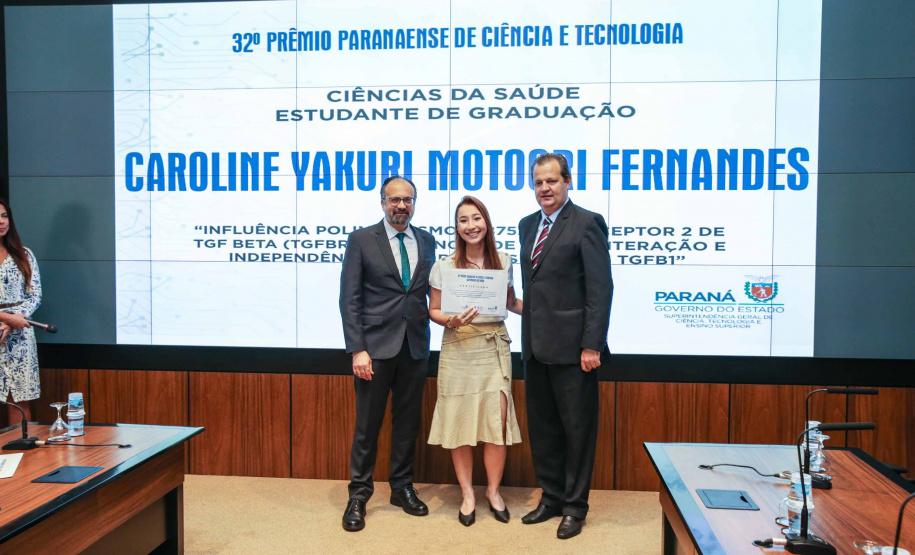 Entrega do 32º Prêmio Paranaense de Ciência e Tecnologia no Palácio Iguaçu. Curitiba, 04/12/2019 - Foto: Geraldo Bubniak/AEN