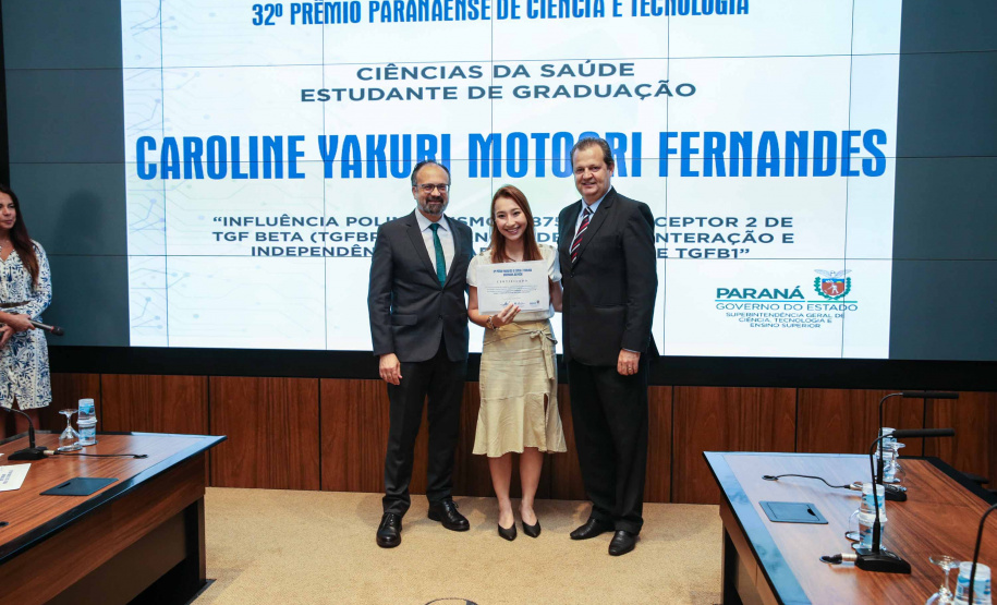 Entrega do 32º Prêmio Paranaense de Ciência e Tecnologia no Palácio Iguaçu. Curitiba, 04/12/2019 - Foto: Geraldo Bubniak/AEN