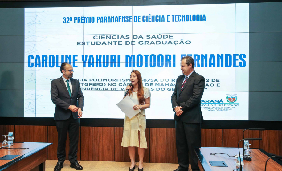 Entrega do 32º Prêmio Paranaense de Ciência e Tecnologia no Palácio Iguaçu. Curitiba, 04/12/2019 - Foto: Geraldo Bubniak/AEN