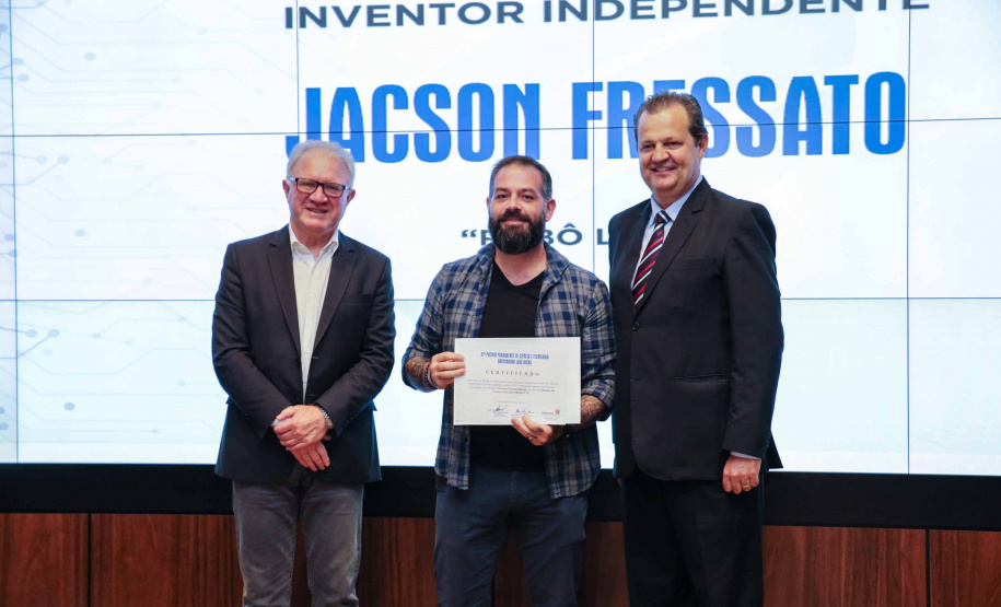 Entrega do 32º Prêmio Paranaense de Ciência e Tecnologia no Palácio Iguaçu. Curitiba, 04/12/2019 - Foto: Geraldo Bubniak/AEN