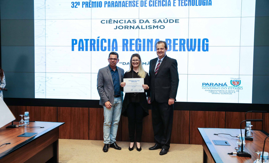 Entrega do 32º Prêmio Paranaense de Ciência e Tecnologia no Palácio Iguaçu. Curitiba, 04/12/2019 - Foto: Geraldo Bubniak/AEN