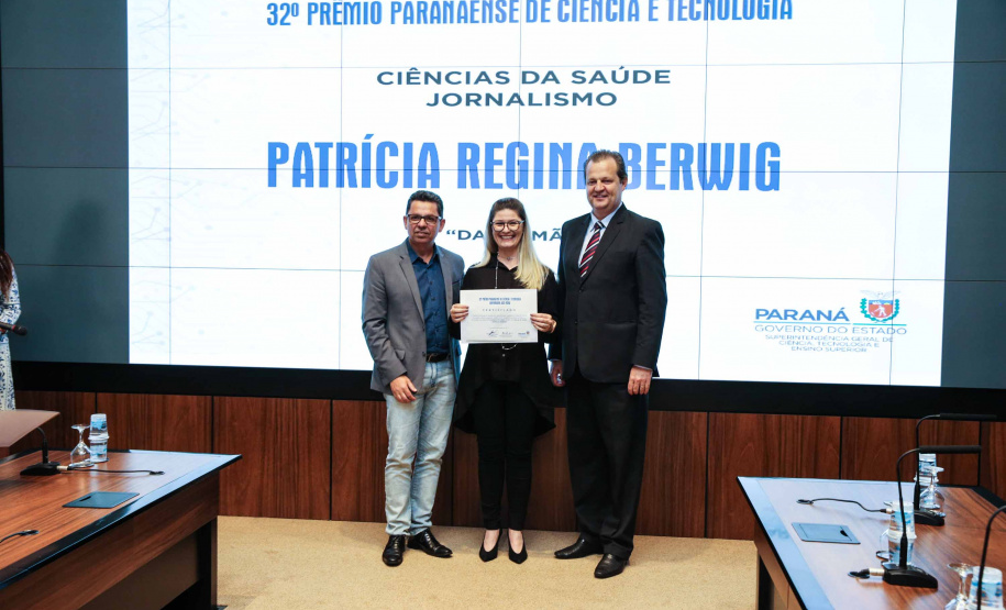 Entrega do 32º Prêmio Paranaense de Ciência e Tecnologia no Palácio Iguaçu. Curitiba, 04/12/2019 - Foto: Geraldo Bubniak/AEN