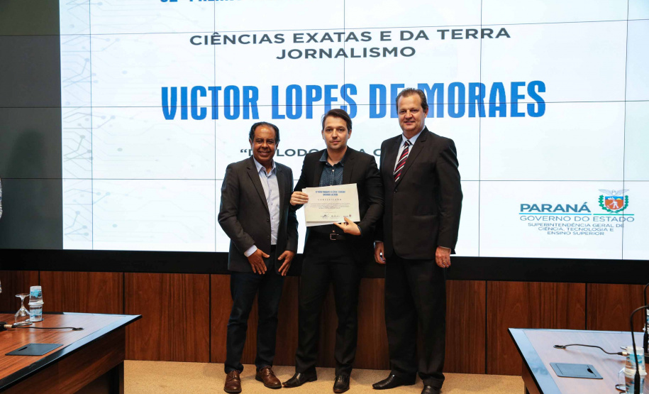 Entrega do 32º Prêmio Paranaense de Ciência e Tecnologia no Palácio Iguaçu. Curitiba, 04/12/2019 - Foto: Geraldo Bubniak/AEN