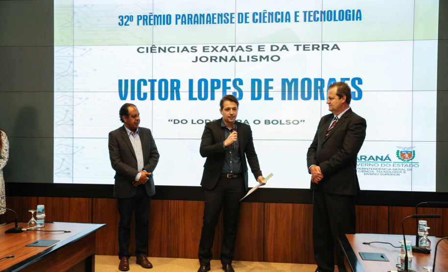 Entrega do 32º Prêmio Paranaense de Ciência e Tecnologia no Palácio Iguaçu. Curitiba, 04/12/2019 - Foto: Geraldo Bubniak/AEN