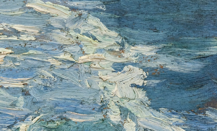 Lange de Morretes. Mar, eterno mar, 1927 (detalhe). Foto Ingrid Schmaedecke