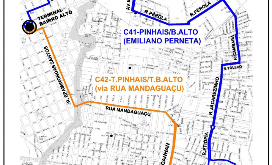 Apresentação do PowerPoint Ajustes em linhas de Pinhais reduzem tempo de trajeto quase pela metade