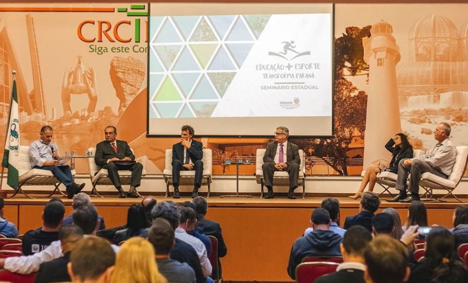Seminário estadual reúne especialistas visando expansão da gestão esportiva. Foto: Esporte Paraná