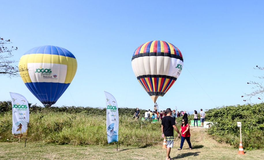 Jogos Aventura e Natureza. Balonismo. 10/08/2019 - Foto: Geraldo Bubniak/AEN