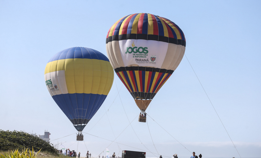 Jogos Aventura e Natureza. Balonismo. 10/08/2019 - Foto: Geraldo Bubniak/AEN