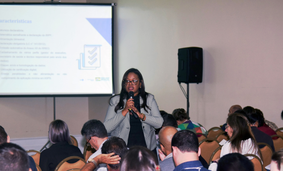 A Secretaria de Estado da Saúde, em parceria com o Ministério da Saúde, promove nesta quinta e sexta-feira (05 e 06) uma capacitação para os gestores e responsáveis pelo preenchimento do Sistema de Informações Sobre Orçamentos Públicos em Saúde (Siops). O objetivo é informar aos profissionais as mudanças e atualizações dos procedimentos e eliminar dúvidas sobre possíveis falhas no preenchimento ou fluxo das informações. Foto: Antonio Américo/SESA