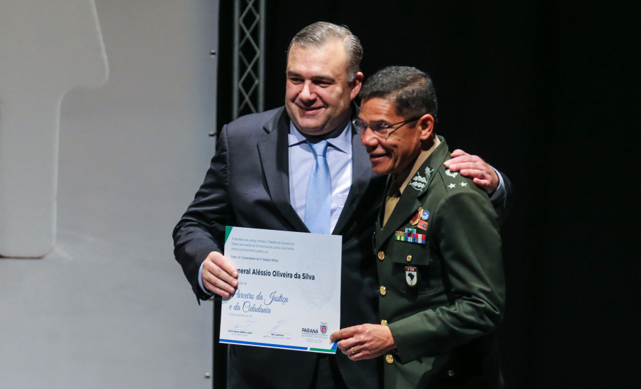 A Secretaria de Estado da Justiça, Família e Trabalho comemora o Dia Nacional da Justiça e da Família nesta sexta-feira (06), em Curitiba, com uma palestra do vice-presidente da República, Hamilton Mourão.  06/12/2019  -  Foto: Geraldo Bubniak/AEN