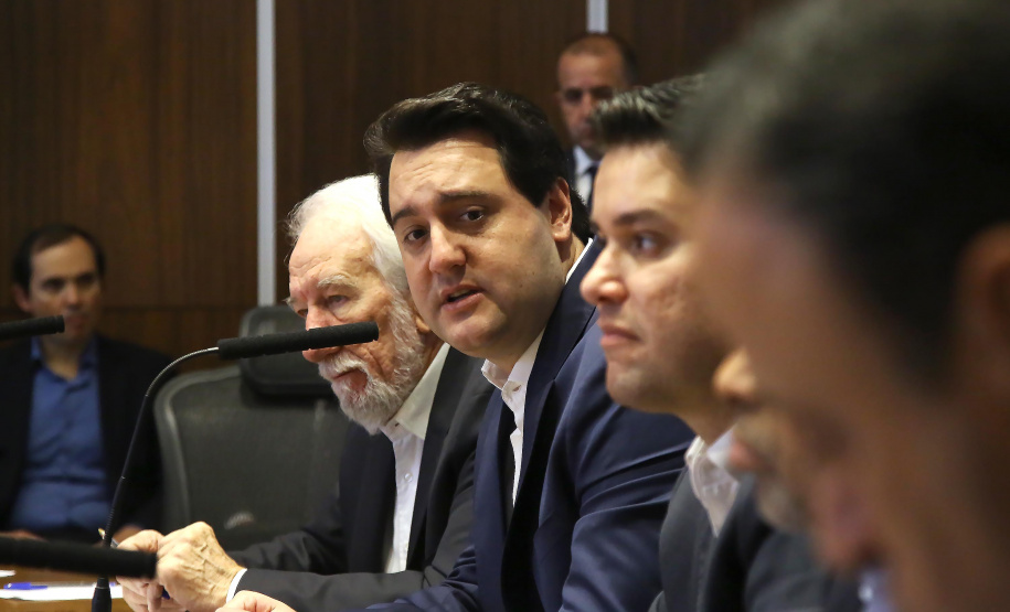 Governador Carlos Massa Ratinho Junior em reunião com os secretários. Curitiba,10/12/2019 Foto:Jaelson Lucas / AEN